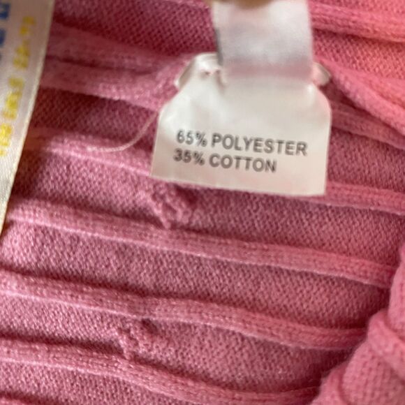 RICH XCHANGE Joggers Cable Knit Pull On High Waist Lounge Pants Womens S Pink - Picture 11 of 12